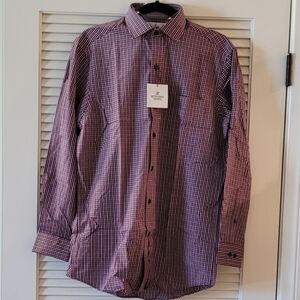 Buttoned Down - (NWT) Men's Classic Fit, Long-Sleeve, Plaid, Cotton, Dres…